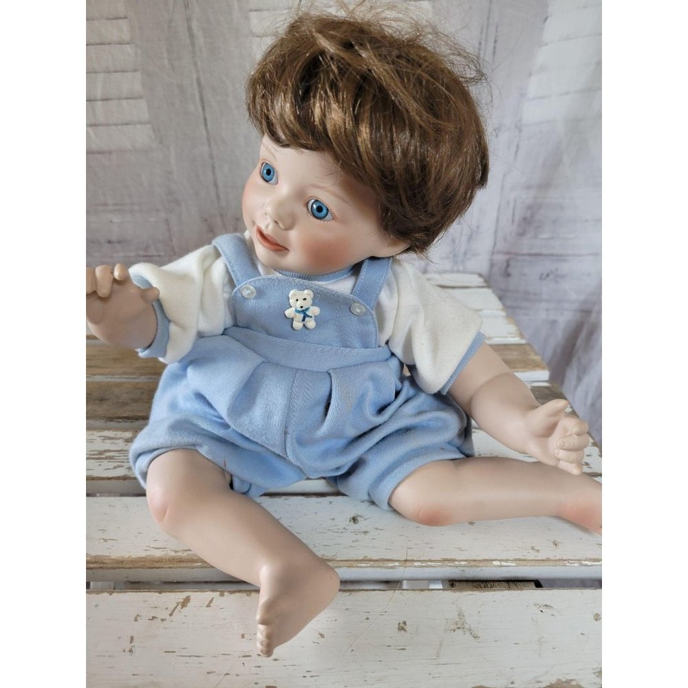Danbury mint‎ Susan wakeeen boy doll porcelain baby